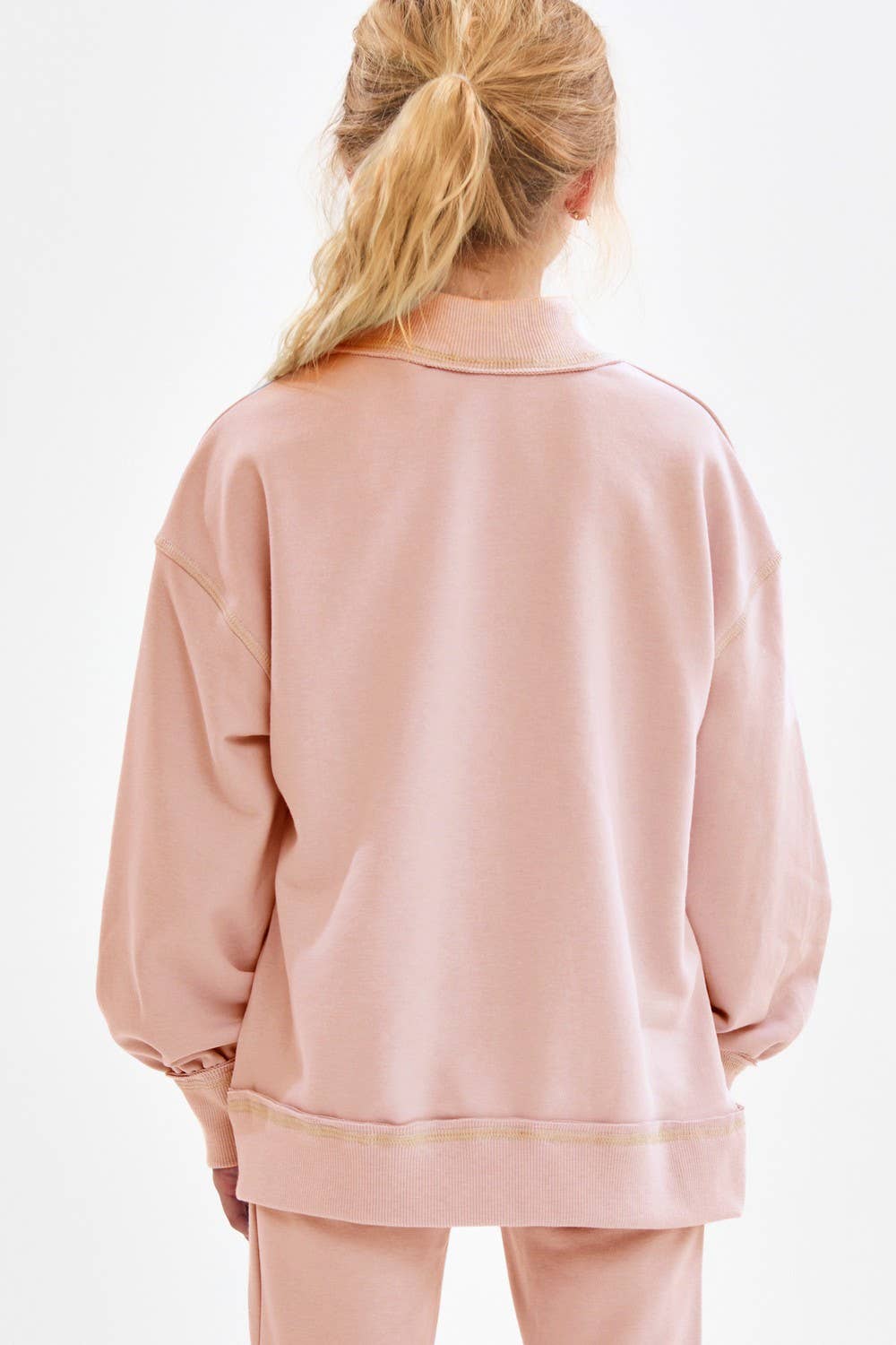 Lila Comfy Mockneck