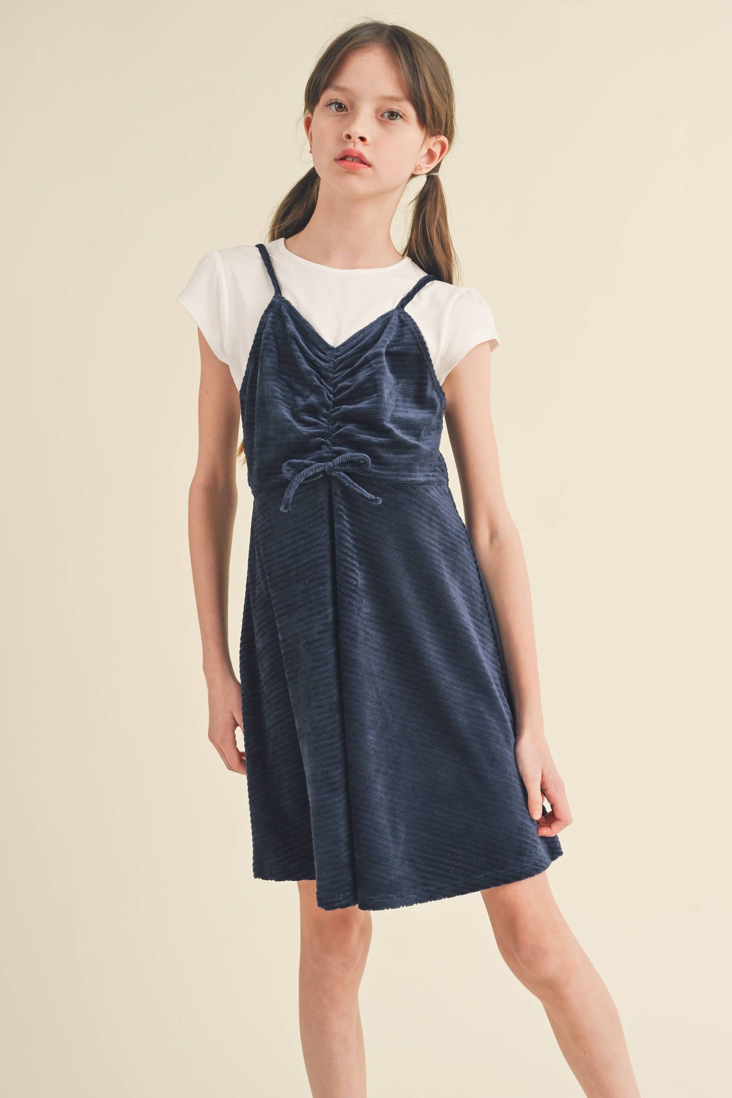 Velvet T-Shirt Dress