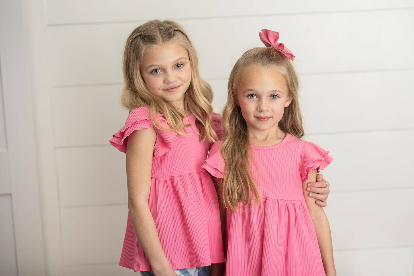 Pink Ruffle Shirt