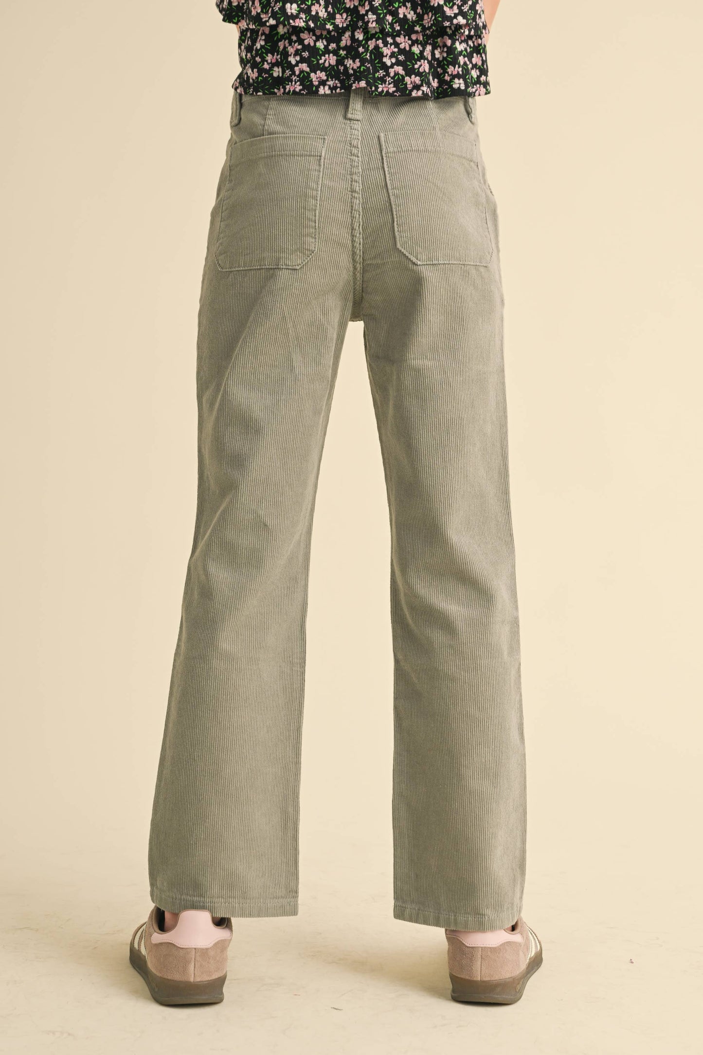 Olive Corduroy Pants