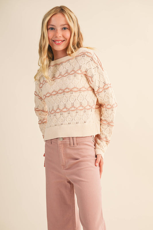 Ivory Rose Sweater
