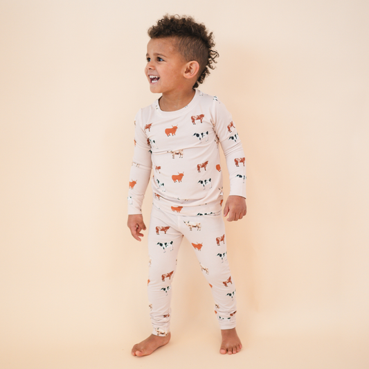 Bamboo Oatmeal Cow-Toddler