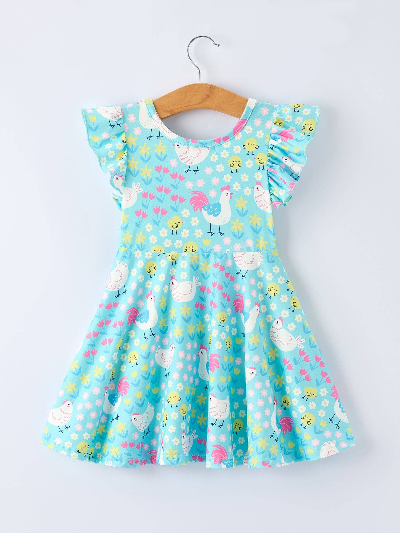Whimsical Garden Chicken Dress