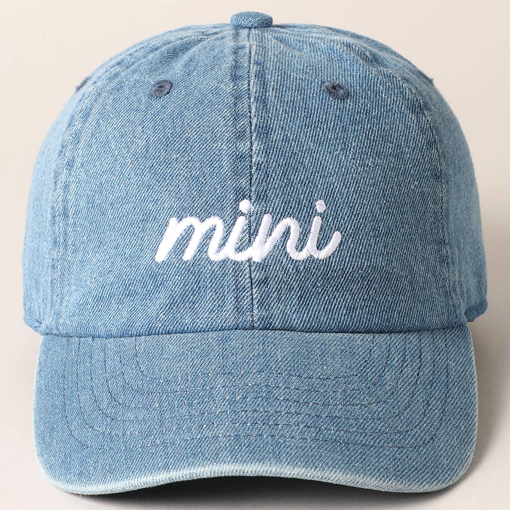 Mini Hat Denim