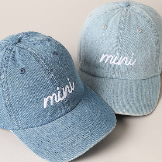 Mini Hat Denim
