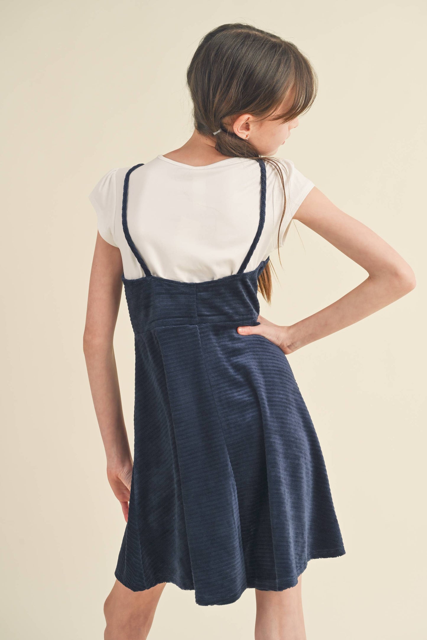 Velvet T-Shirt Dress