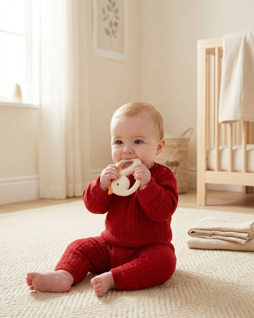 Bitty Shake™ - Silicone Teether with Rattle