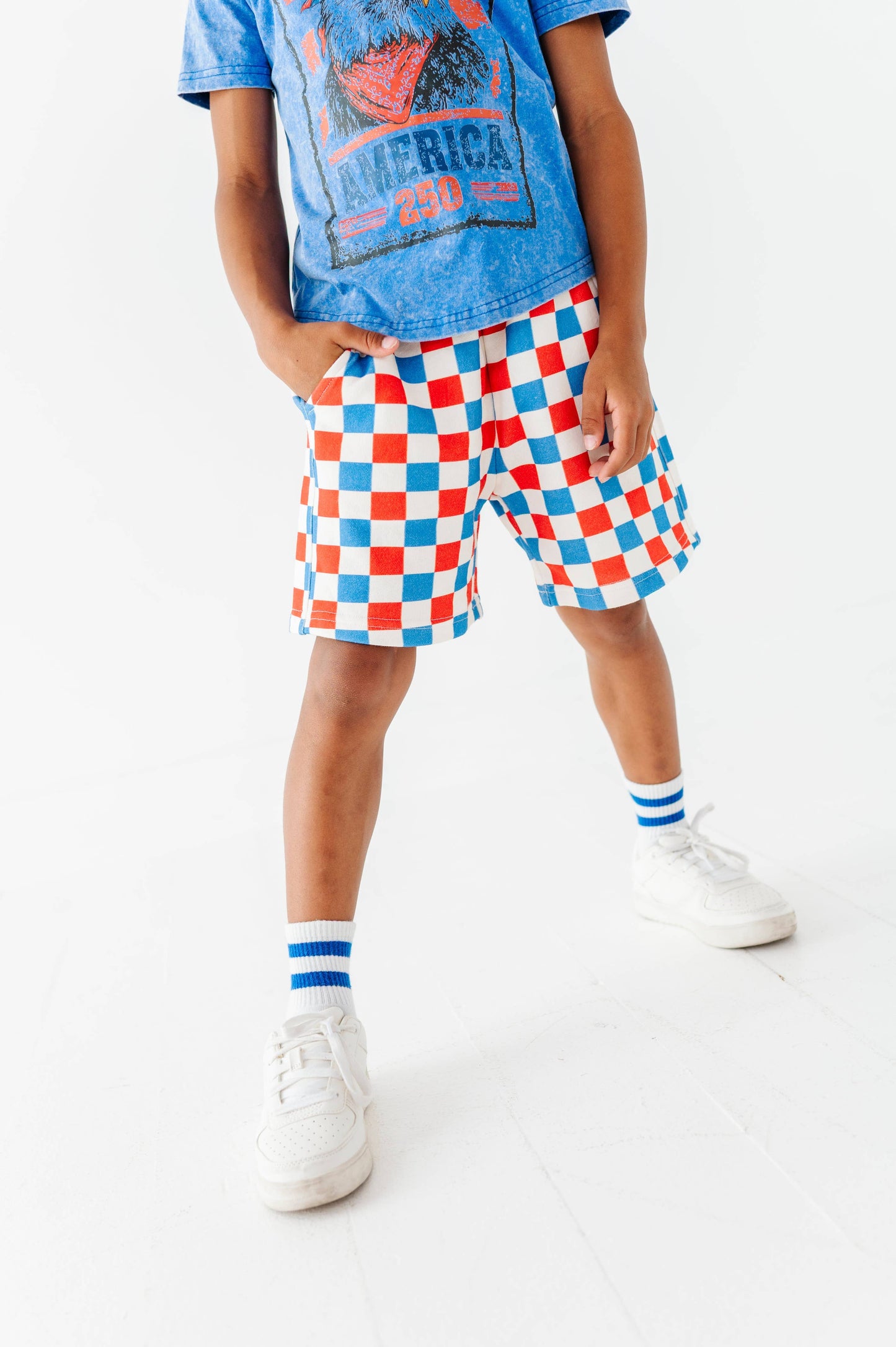 All-American Checkered | BOY SHORTS