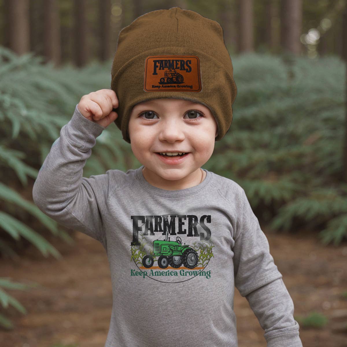 Green Tractor Crewneck