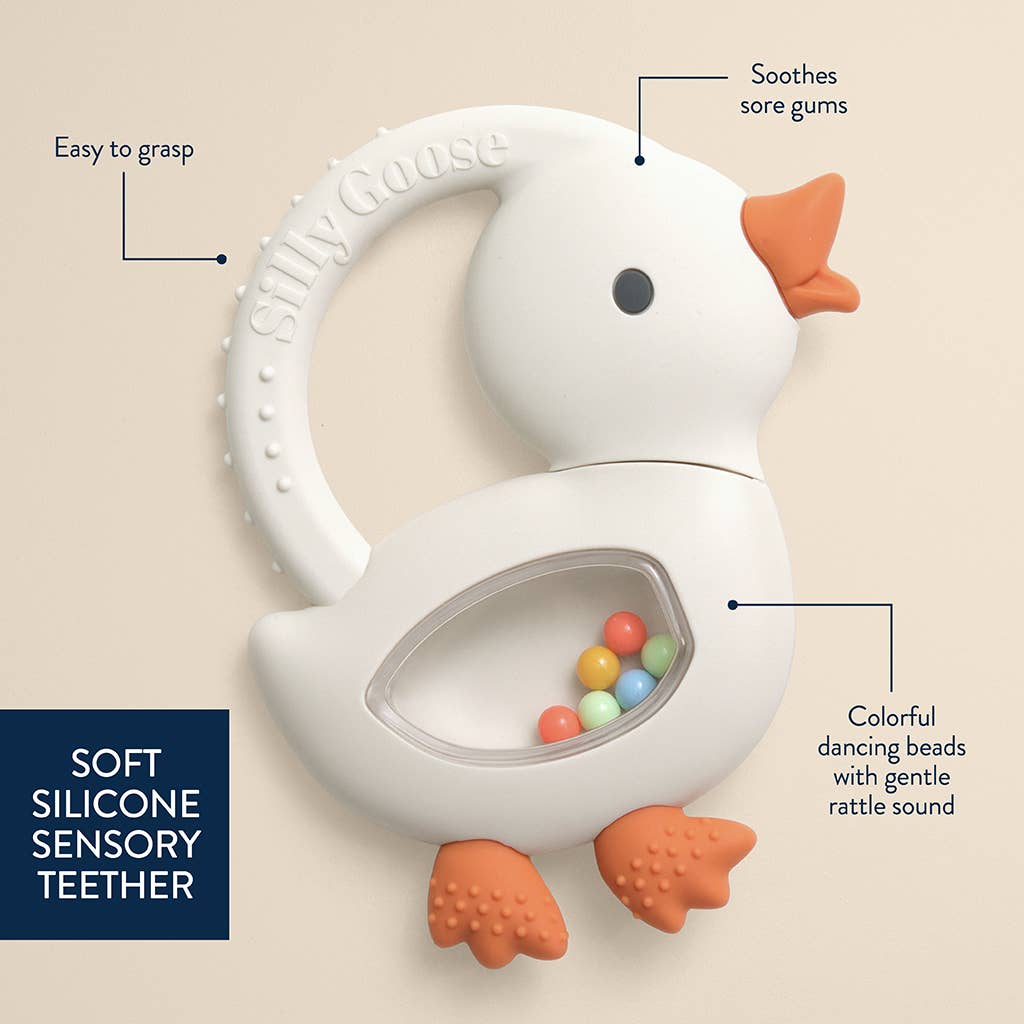 Bitty Shake™ - Silicone Teether with Rattle