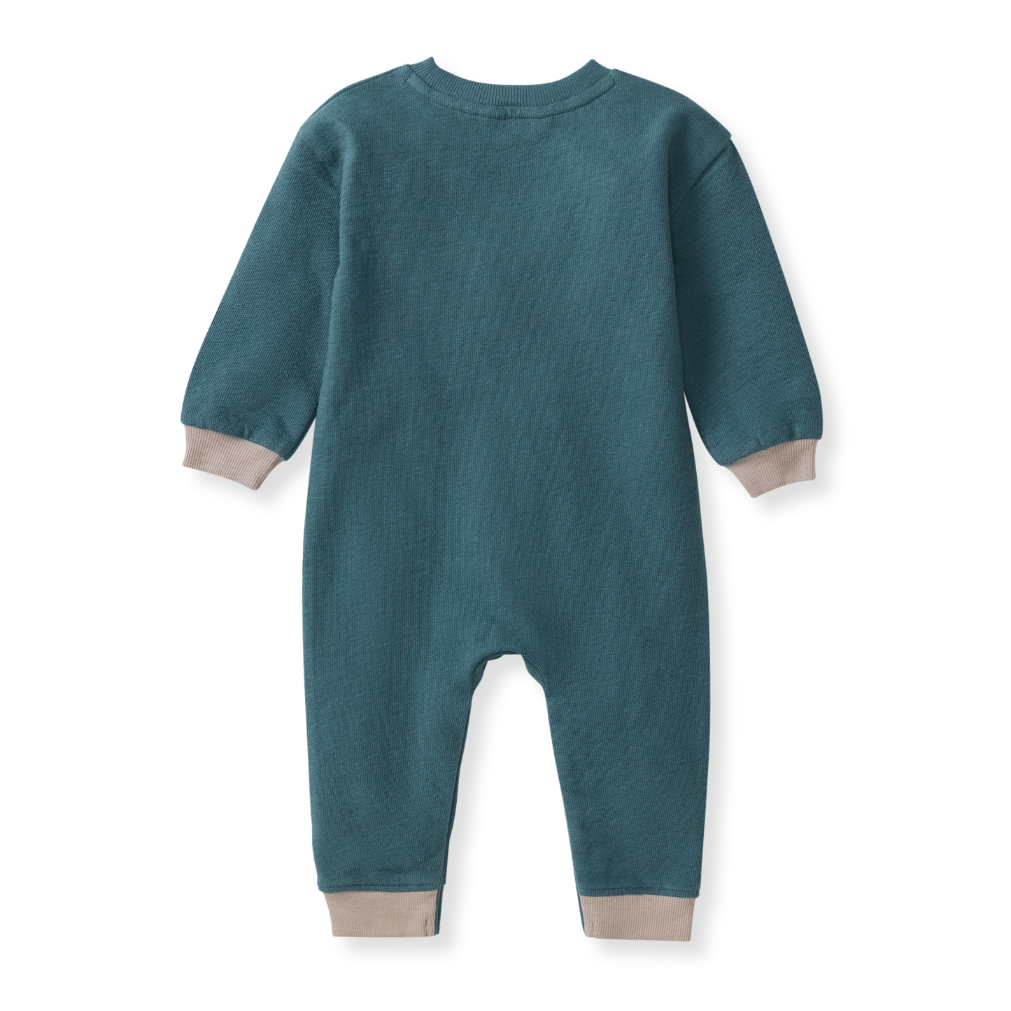 Textured Knit Baby Boy Jumpsuit