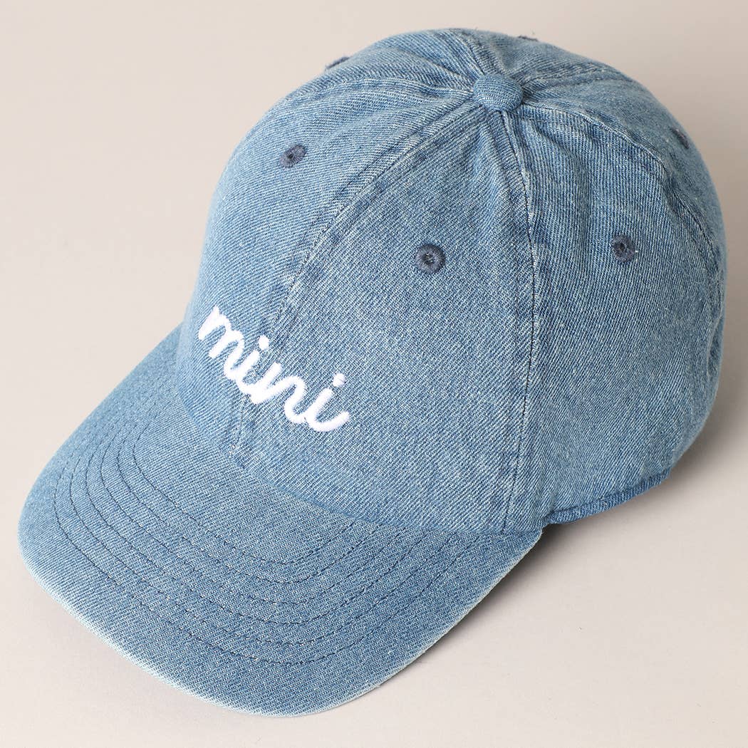 Mini Hat Denim