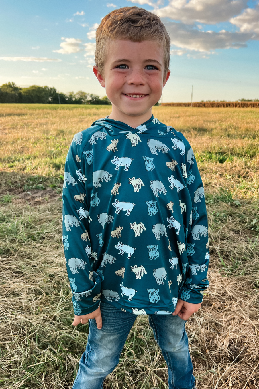 Hog Wild Kid's Performance Hoodie