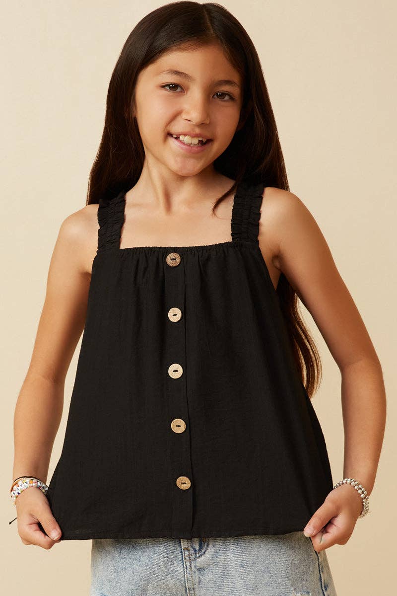 Layla Black Ruffle Tank