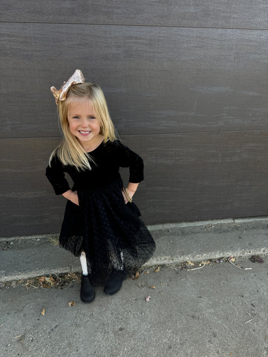 Velvet Tutu Dress