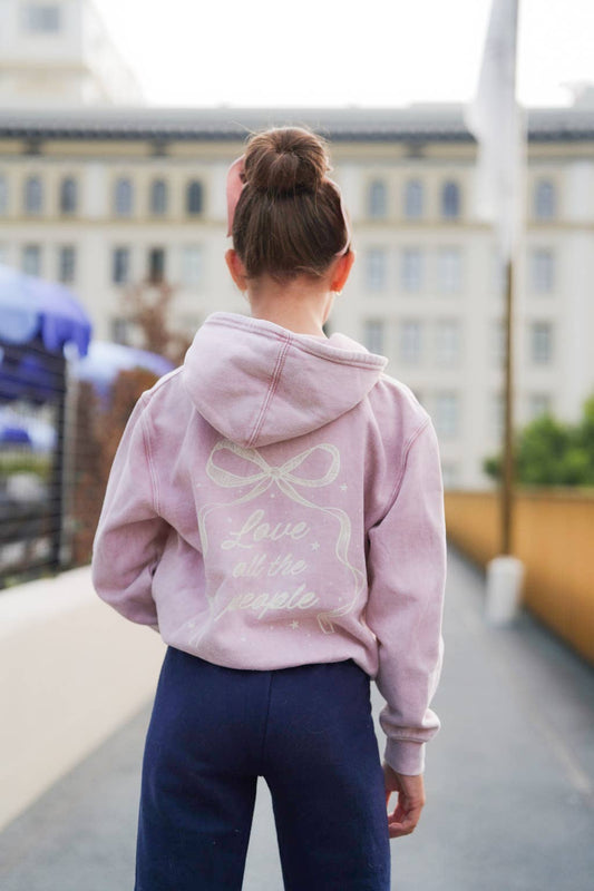 Pink Love People Hoodie