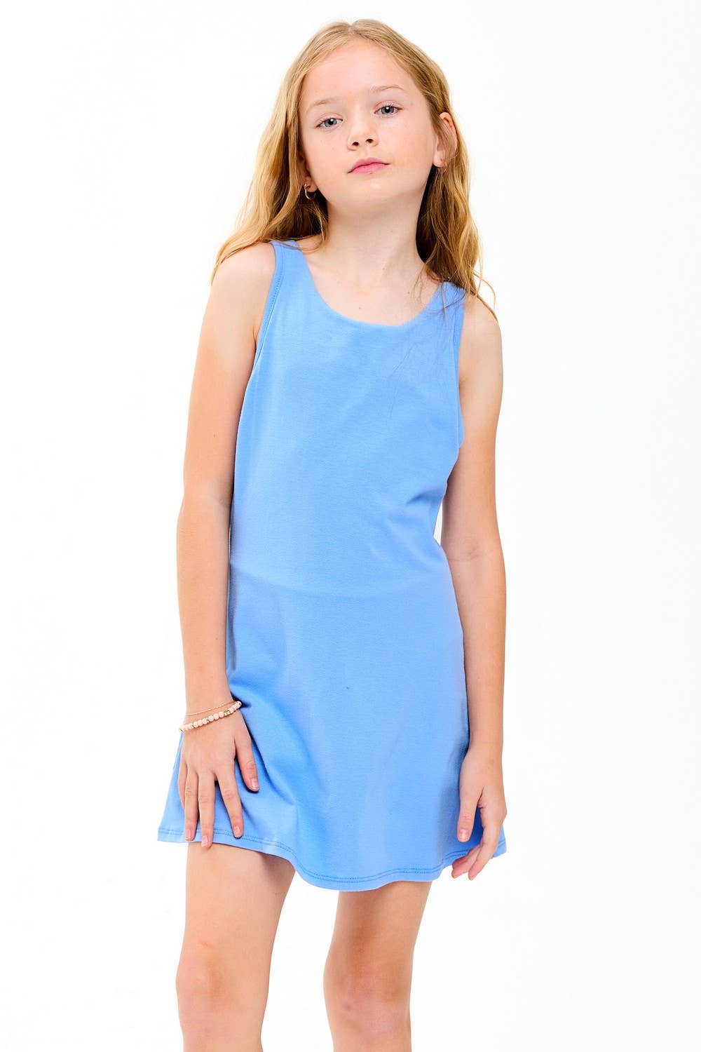 Cross-strap Back Mini Dress
