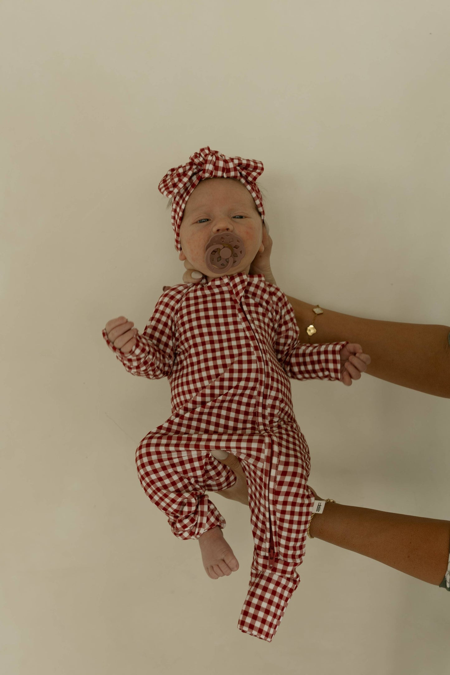 Red Gingham Sleeper