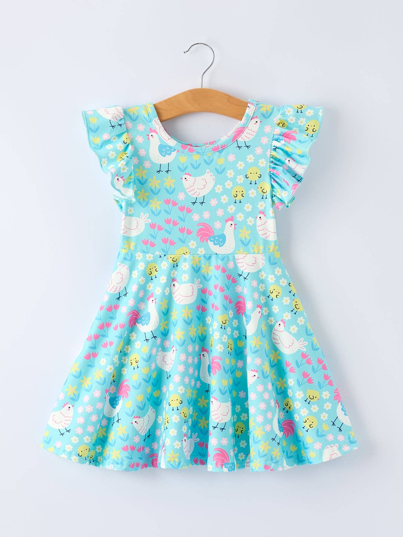 Whimsical Garden Chicken Dress