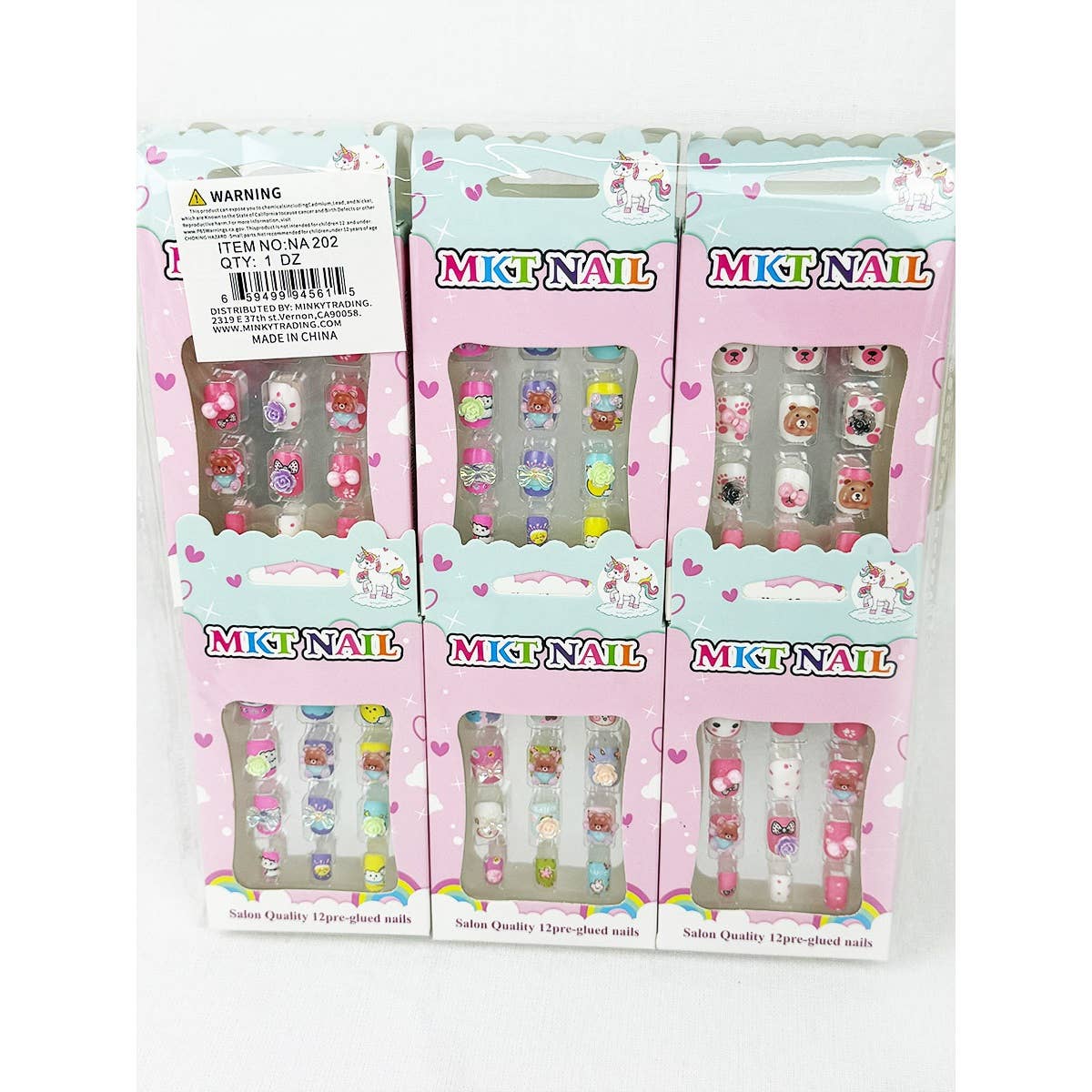 Press On Kids Nails Set