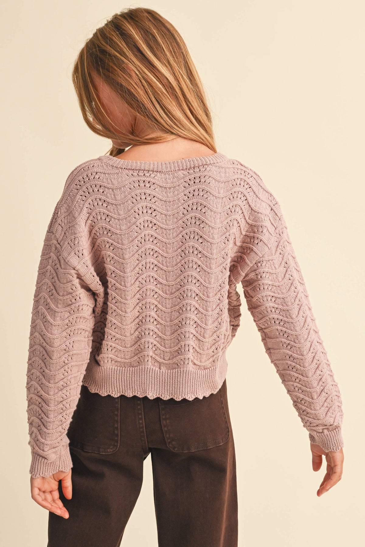 Light Lavender Pointelle