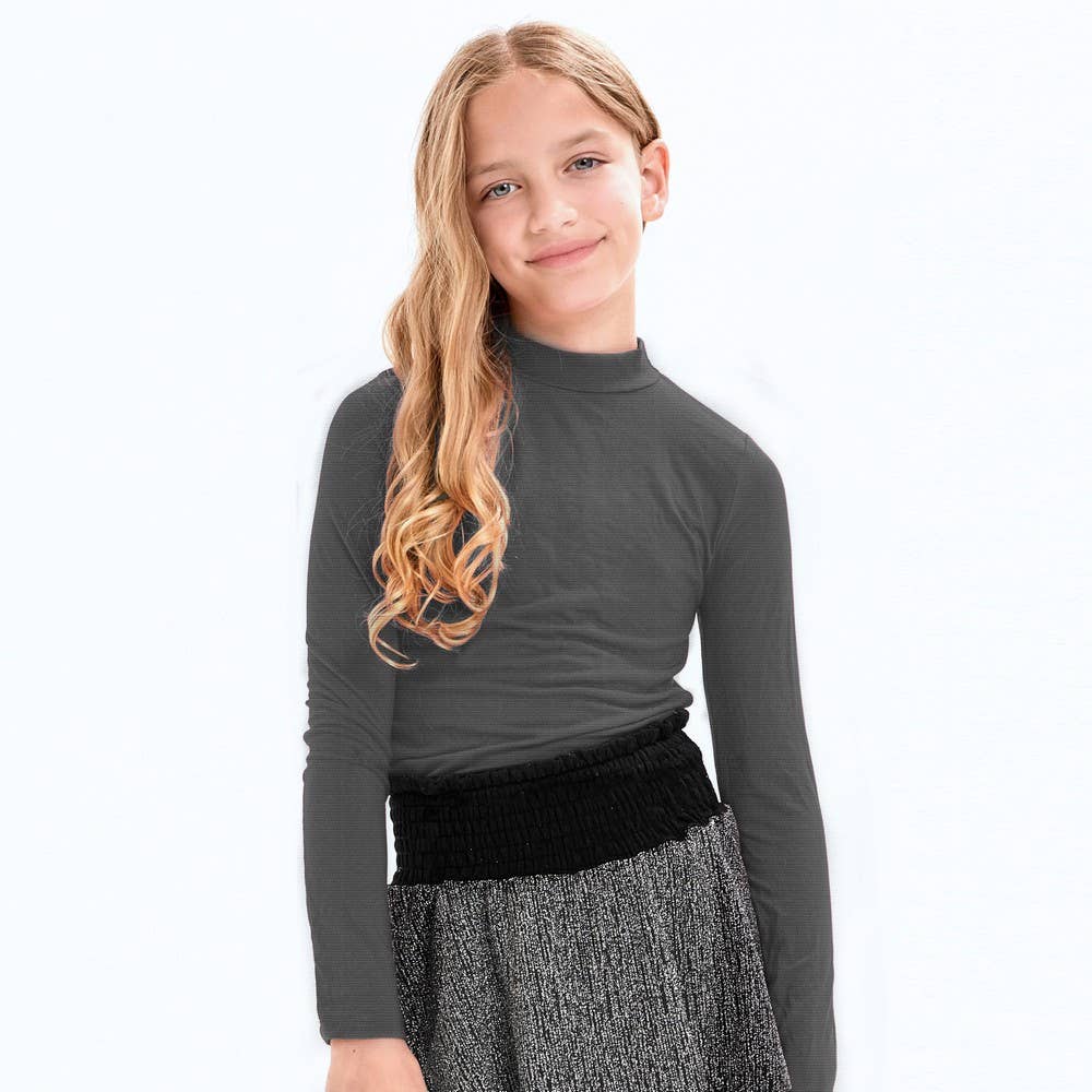 Long Sleeve Mock Neck