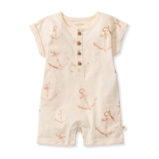 Anchors Organic Baby Boy Romper