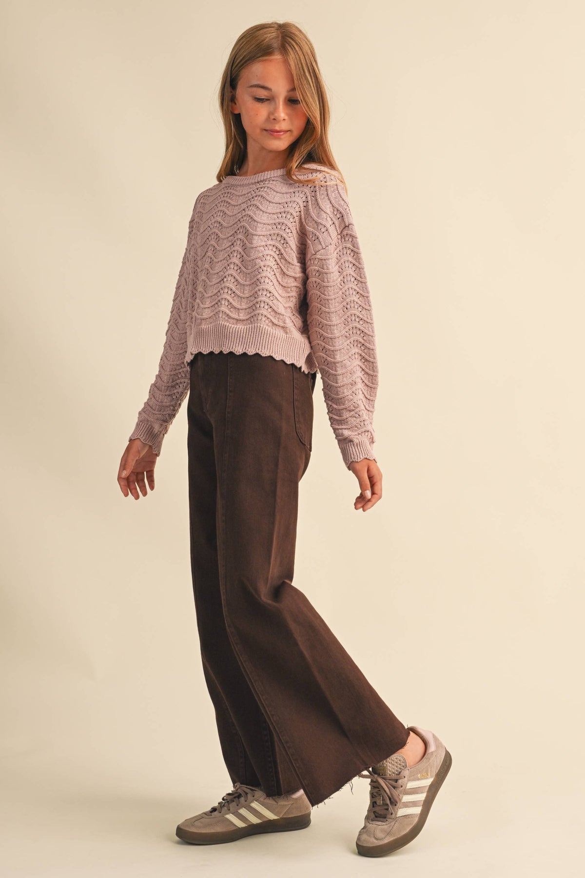 Light Lavender Pointelle