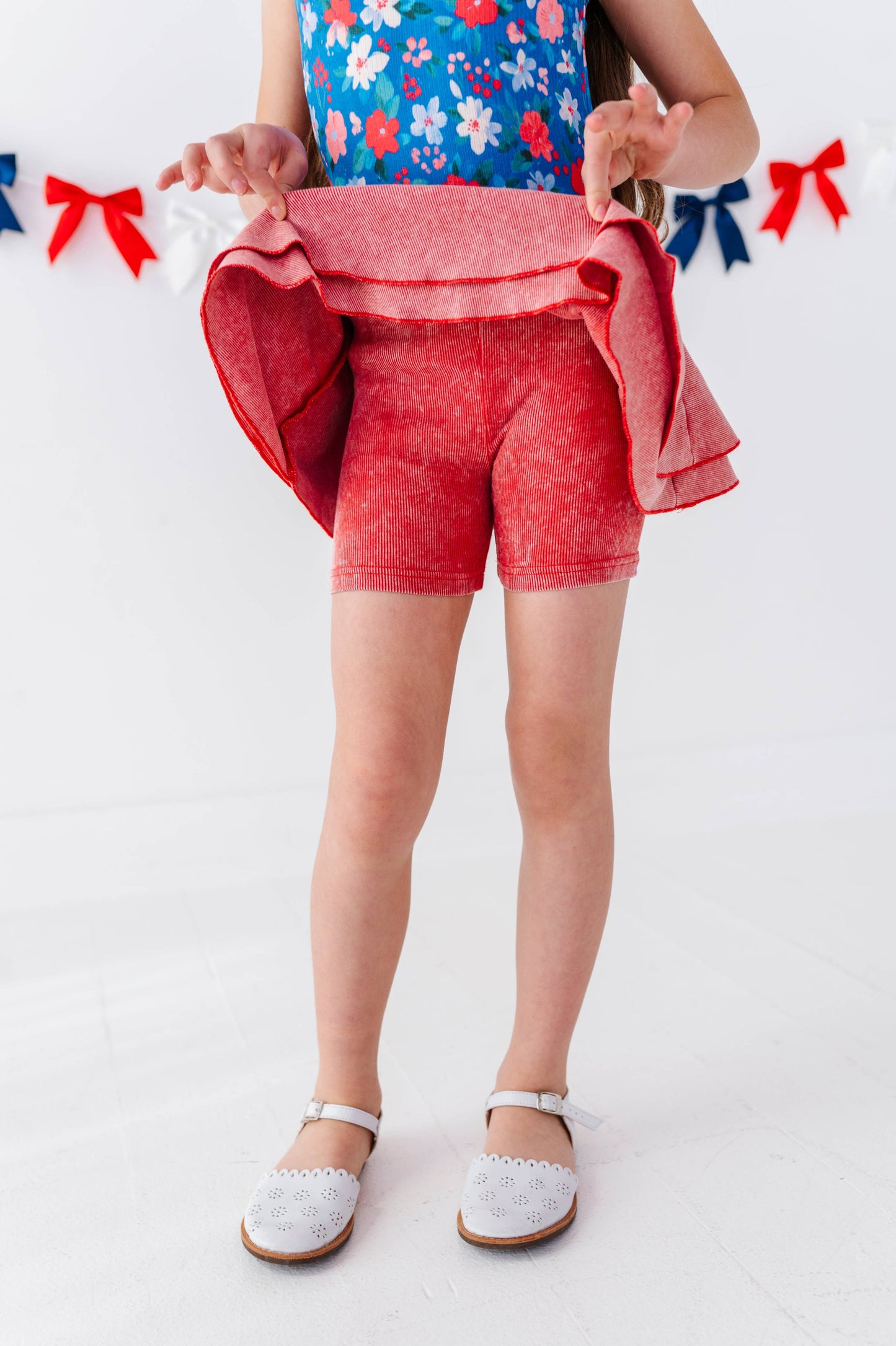 RED | Vintage RIB Skort