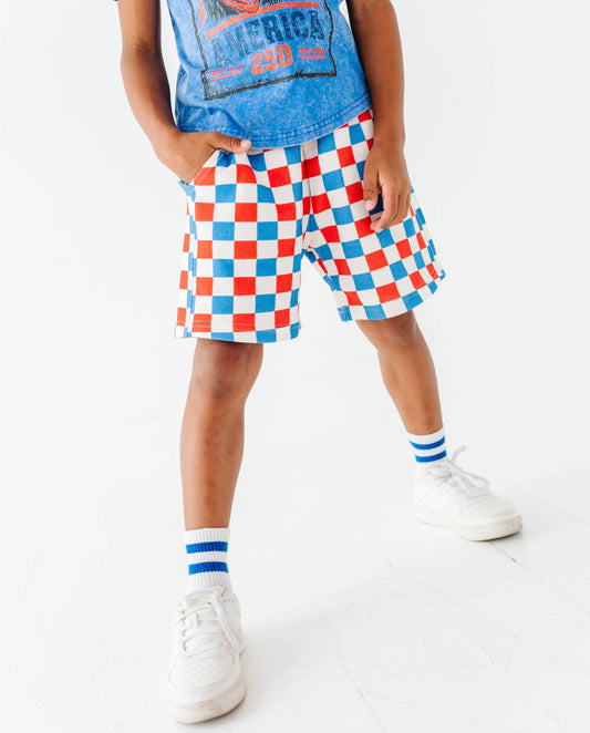 All-American Checkered | BOY SHORTS