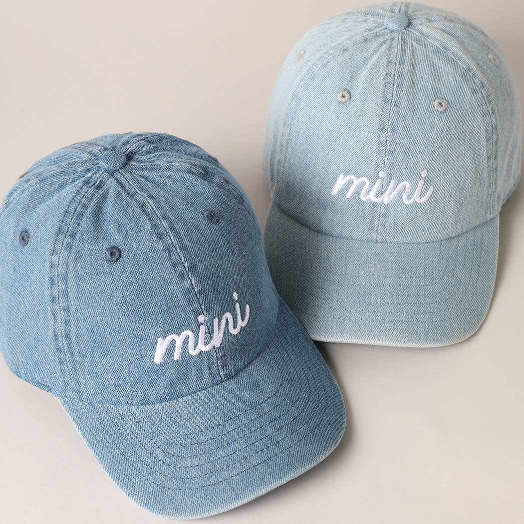 Mini Hat Denim