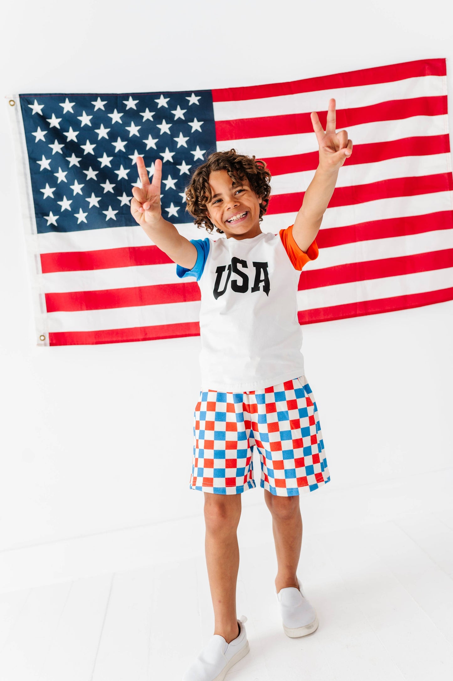 All-American Checkered | BOY SHORTS