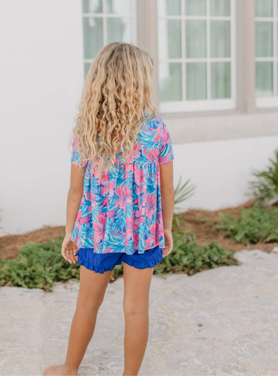 Tropical Floral Short Set
