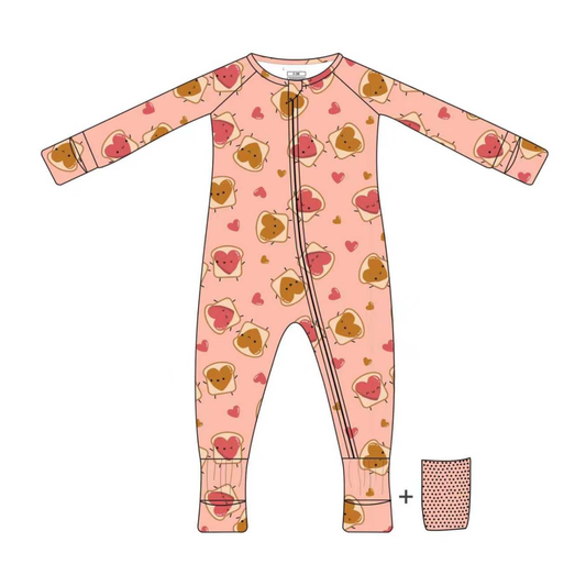 Bamboo 2-Way Zip Romper | PB ♡
