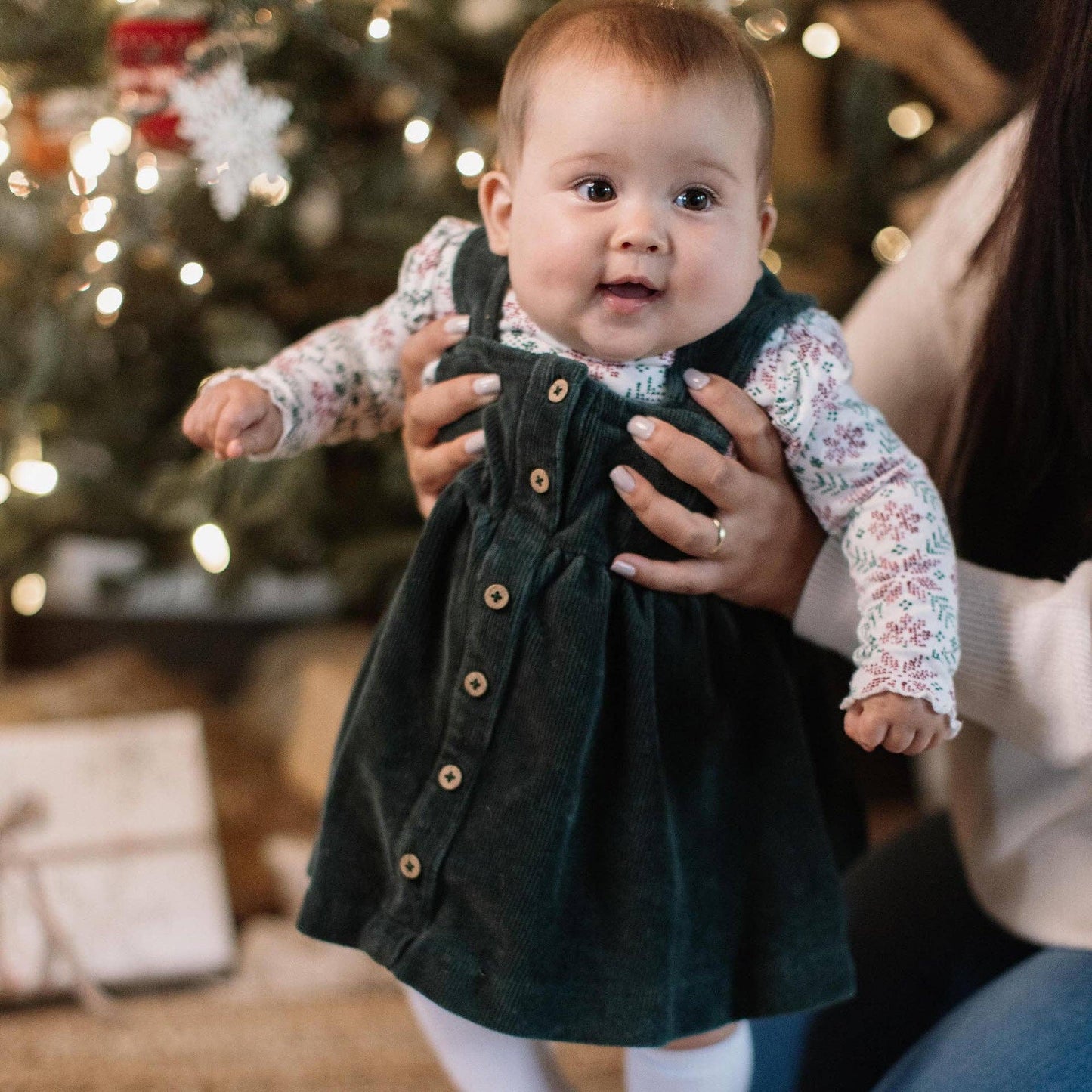 Poinsettia Dress Set