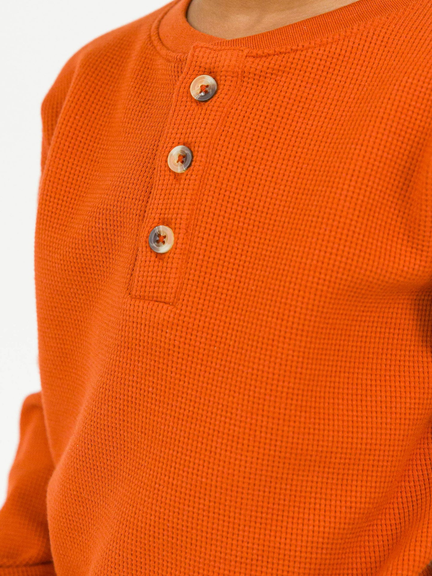 Rust Waffle Long Sleeve